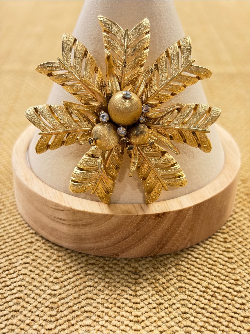 Corocraft signed statement brooch